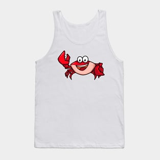 Crab Cartoon Tank Top